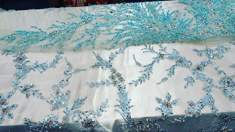 Million Stones Lace Appliqué sheet