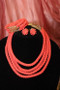 CORAL BEADS NECKLACE
