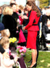 Red Peplum Jacket and High Waisted Pencil Skirt Set