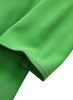 Green Belted High Neck Zip Front Fit-and-Flare Coat Dress