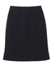 Queen Letizia Inspired Belted Colorblock A-line Skirt Set with Black Rib-Knit Top