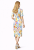 Floral Print Midi Dress with Gathered Detail, inspired by Queen Letizia