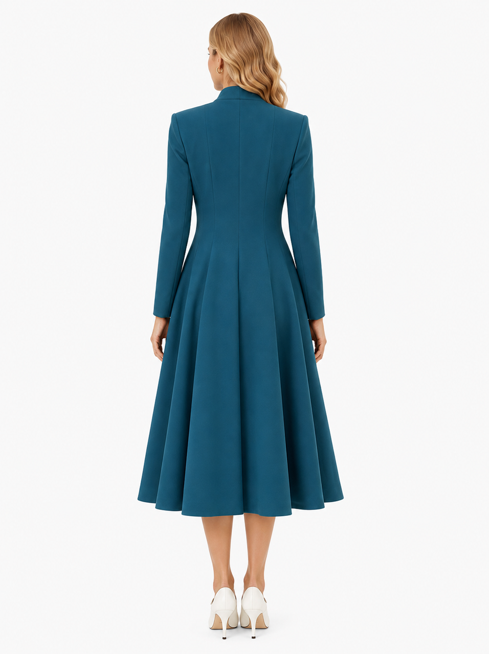 coats for midi dresses How to style a floral midi dress with a trench coat and ballet shoes