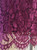 Aubergine Floral Crochet Lace Midi Dress
