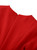 Bright Red Piped Keyhole Sheath Dress