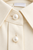 Cream Georgette Belted Side-Slit Shirt Dress