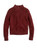 Grey Mock Neck Knit Sweater in Super Soft Yarn