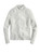 Grey Mock Neck Knit Sweater in Super Soft Yarn