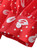 Red Ruffled Shoulder Pussy-bow Polka Dot Print Midi Dress