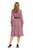 Kate-inspired V-neck Carnation Floral Print Georgette Shirt Dress