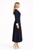 Navy Polka Dot Longline Shirt Dress