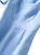 Pale Blue Sweetheart Neckline Puffed Sleeve Shift Dress