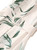 Tropical Leaf Print Mid-length Shirt Dress with Button Front