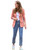 Coral Cargo Pocket Blazer with Elasticated Waist