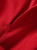 Red Padded Shoulder Sheath Dress with Pleated Neckline and Slit