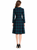Black Watch tartan long-sleeve coat dress – Back view