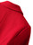 Red Longline Military Wool Coat with Double-Breasted Front