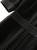 Black Mandarin-Collar Contrast-Stitch Sheath Dress