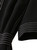 Black Mandarin-Collar Contrast-Stitch Sheath Dress