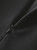 Black Mandarin-Collar Contrast-Stitch Sheath Dress