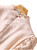 Embroidered Eyelet Knee-Length Dress with Stand-up Collar