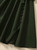 Olive Green Button-Detail Belted A-Line Midi Dress