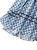 Blue Diamond Geo Print Maxi Shirt Dress with Drawstring Waist