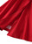 Velvet Collar Double Breasted A-line Midi Coat in Red