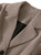 Beige Checked Equestrian Blazer & Trumpet Midi Skirt Set
