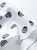 White Tennis Ball Print Short-Sleeve Sheath Midi Dress