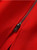 Red Zip-Front Cap-Sleeve Fit-and-Flare Midi Dress