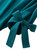 Teal Fit-and-Flare Dress with Tie Detail Sleeves
