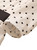 Polka Dot Flared Midi Dress with Contrast Waistband