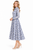 White Ditsy Floral Pleated Shirt Dress with Long Sleeves