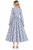 White Ditsy Floral Pleated Shirt Dress with Long Sleeves