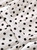 White Polka Dot High-Neck Ruffle Midi Dress