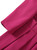 Raspberry Pink Puff-Sleeve Pleated Fit-and-Flare Dress