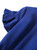 Navy Flutter-Sleeve A-Line Midi Dress