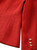 Red Textured Double-Breasted Blazer with Gold Buttons