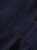 Navy Piped Keyhole-Neck Sheath Midi Dress