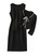 Black Cocktail Jacket and Sleeveless Sheath Dress Set