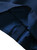 Navy Split-Bateau Neck Sheath Dress with Brooch