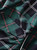 Black Watch Tartan Midi Dress with Gathered Waistline