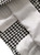 Black and White Houndstooth Midi Dress with Peter Pan Collar | Fitted Style