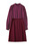 Burgundy 80s Button Blouse & High-rise Pencil Skirt Set
