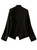 Black Fitted Blazer & High-Waisted Pleated Maxi Skirt Set