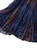 Multicolored Abstract Print Pleated Belted Fit-and-Flare Dress