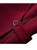 Burgundy Double-Breasted Wrap Coat Dress