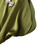 Lime Green Ruched-Front Tulip Sleeve Fit and Flared Midi Dress