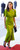 Queen Letizia in Victoria Beckham 's green dress